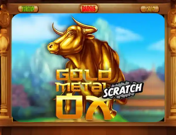 Gold Metal Ox Scratch - Lucky Cola free game
