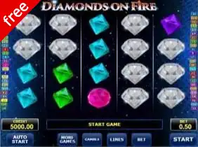 Diamonds on Fire - LuckyCola